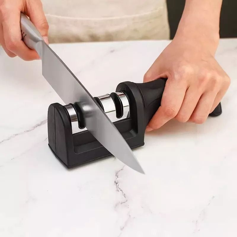 Pekanbaru Asahan Pisau Gunting / 3 Step Knife Sharpener / Alat Pengasah 3 Slot