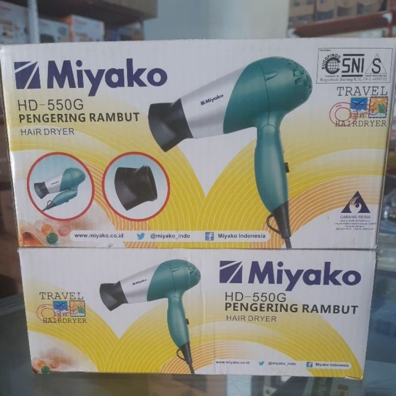 Pekanbaru Hair Dryer Miyako Hd 402 Hd 550 / Pengering Rambut