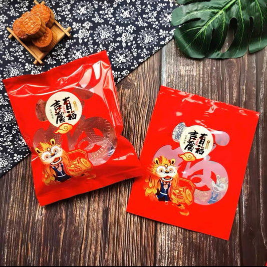 Pekanbaru Plastik Mooncake / Kue Bulan Non-Seal Ukuran Xl Per Pcs