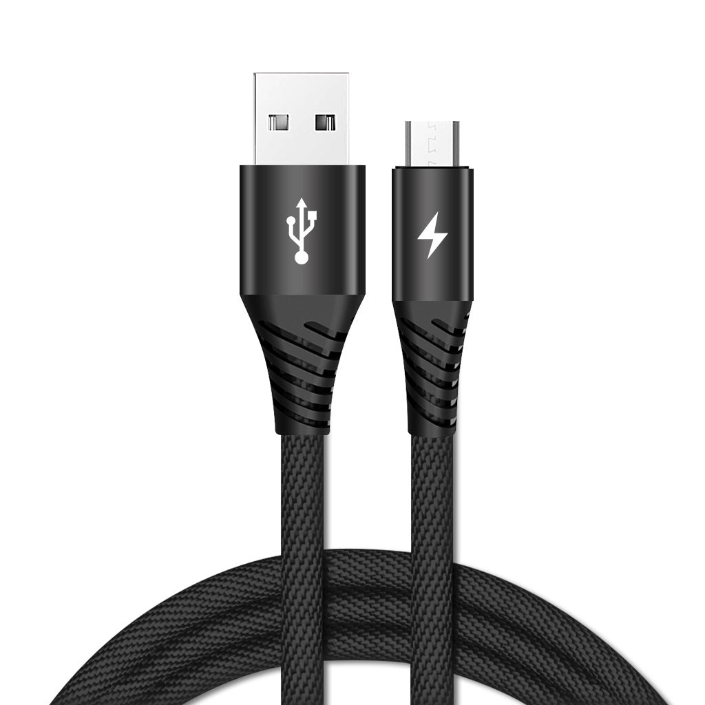 Kabel Charger Micro USB 2.4A AMINO Cable Data Fast Charging Untuk Realme Oppo Vivo Samsung Xiaomi