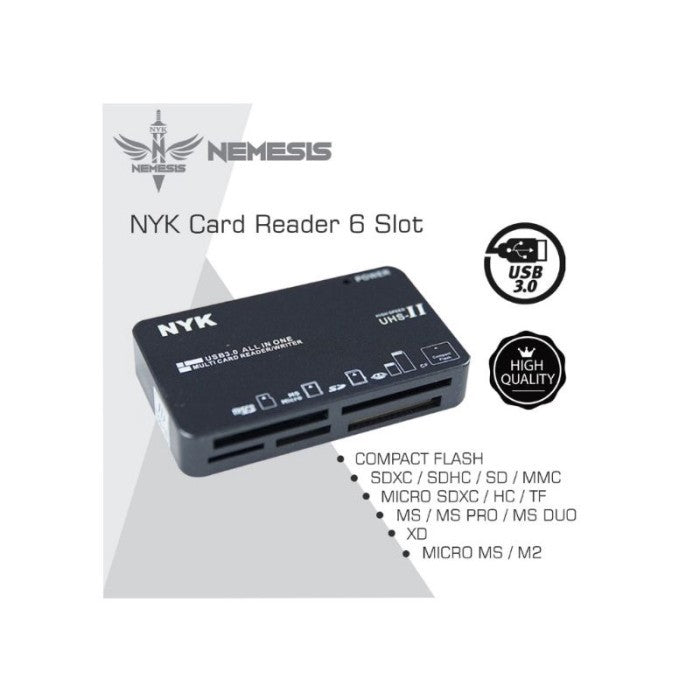 Pekanbaru Card Reader Nyk C3-09 6 Slot (Usb 3.0)
