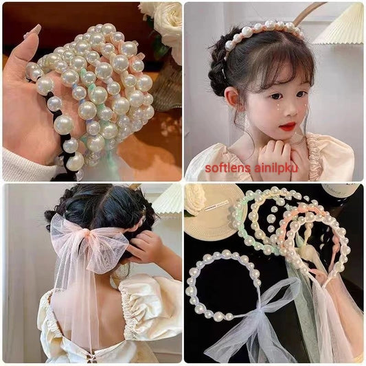Pekanbaru Bandana Pita Bisa Diikat Gaya Korea Bando Anak Ikat Rambut