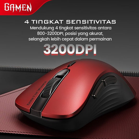 Pekanbaru Mouse Gaming Wireless Gamen Gm200W