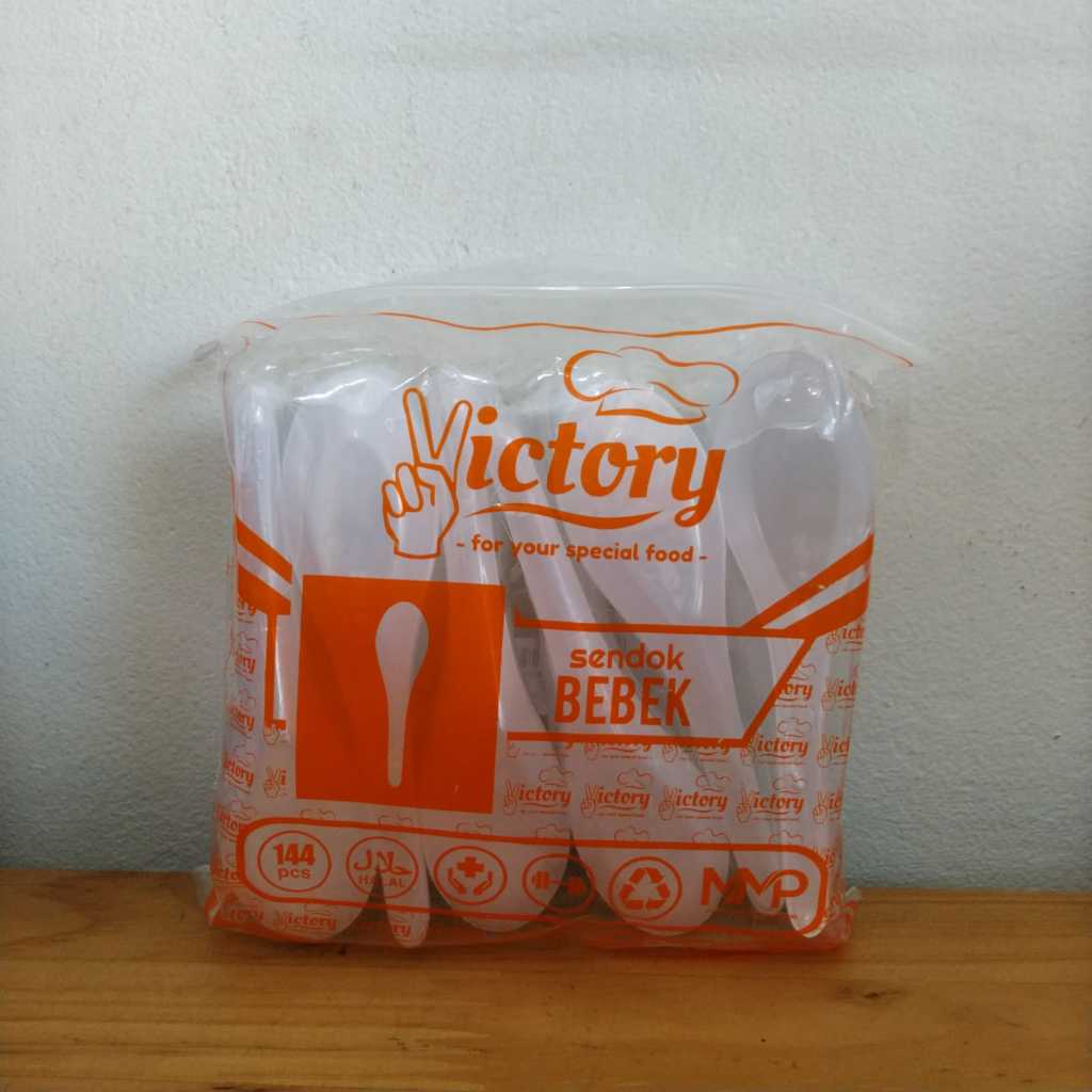 Pekanbaru Victory Disposable Cutlery / Sendok Bebek Per Pack