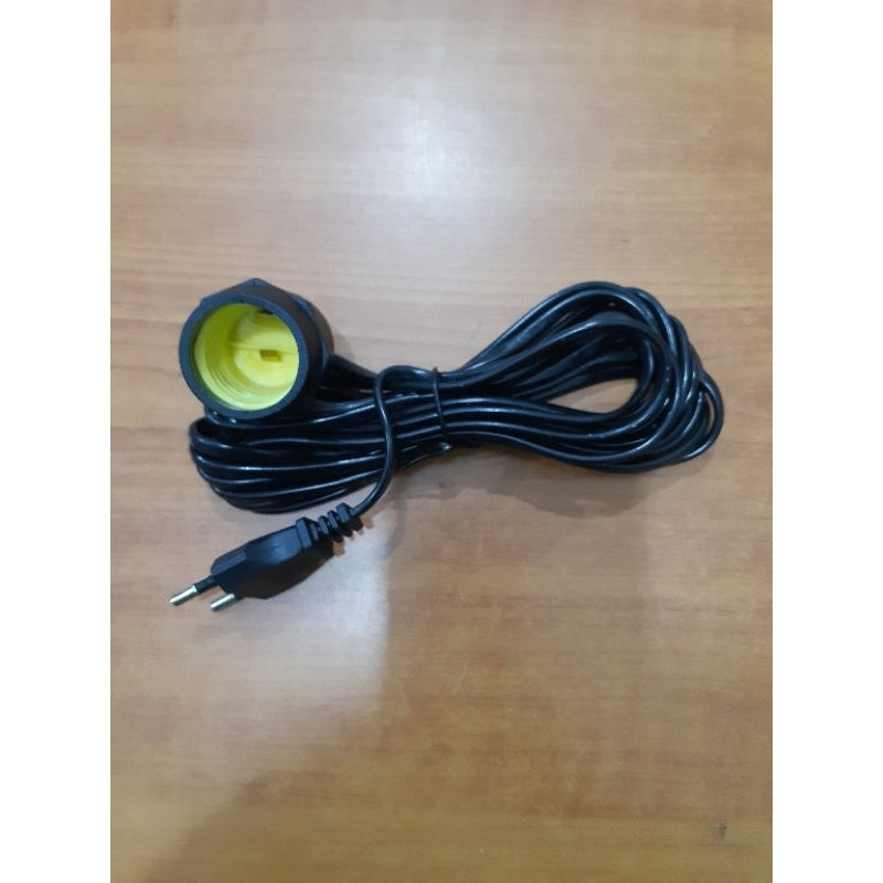 Pekanbaru Fitting Cafe Fitting Lampu / Fitting Kabel Gantung Plus Kabel 5 Meter Hitam Bisa Untuk Outdoor