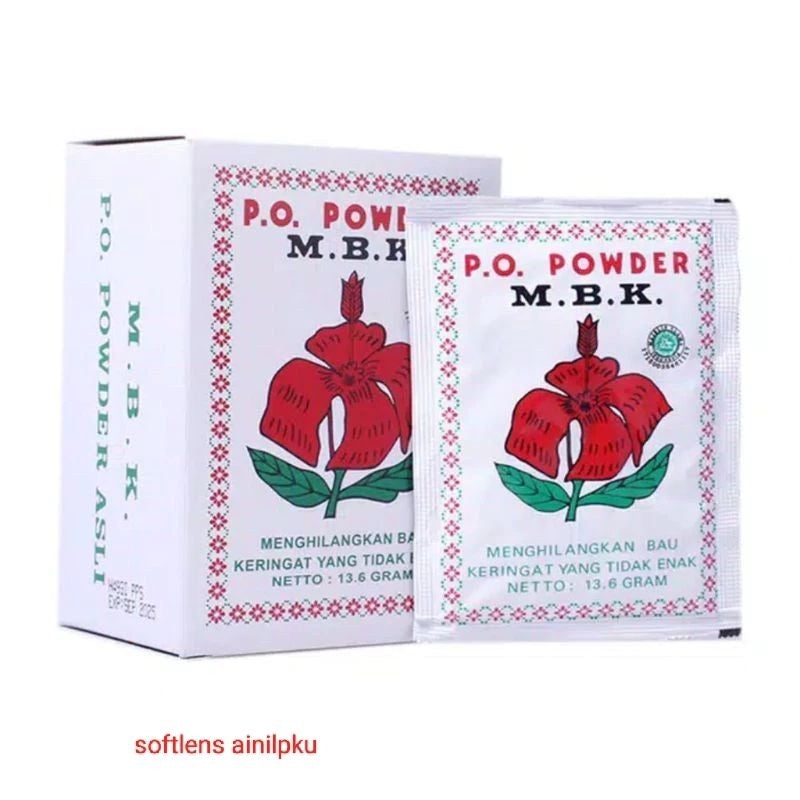 Pekanbaru Mbk M.B.K Bedak Sachet - Putih \ Silver Mbk 13.6Gr