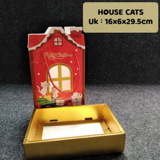Pekanbaru Christmas Hampers Box / Kotak Hampers Natal Model Rumah