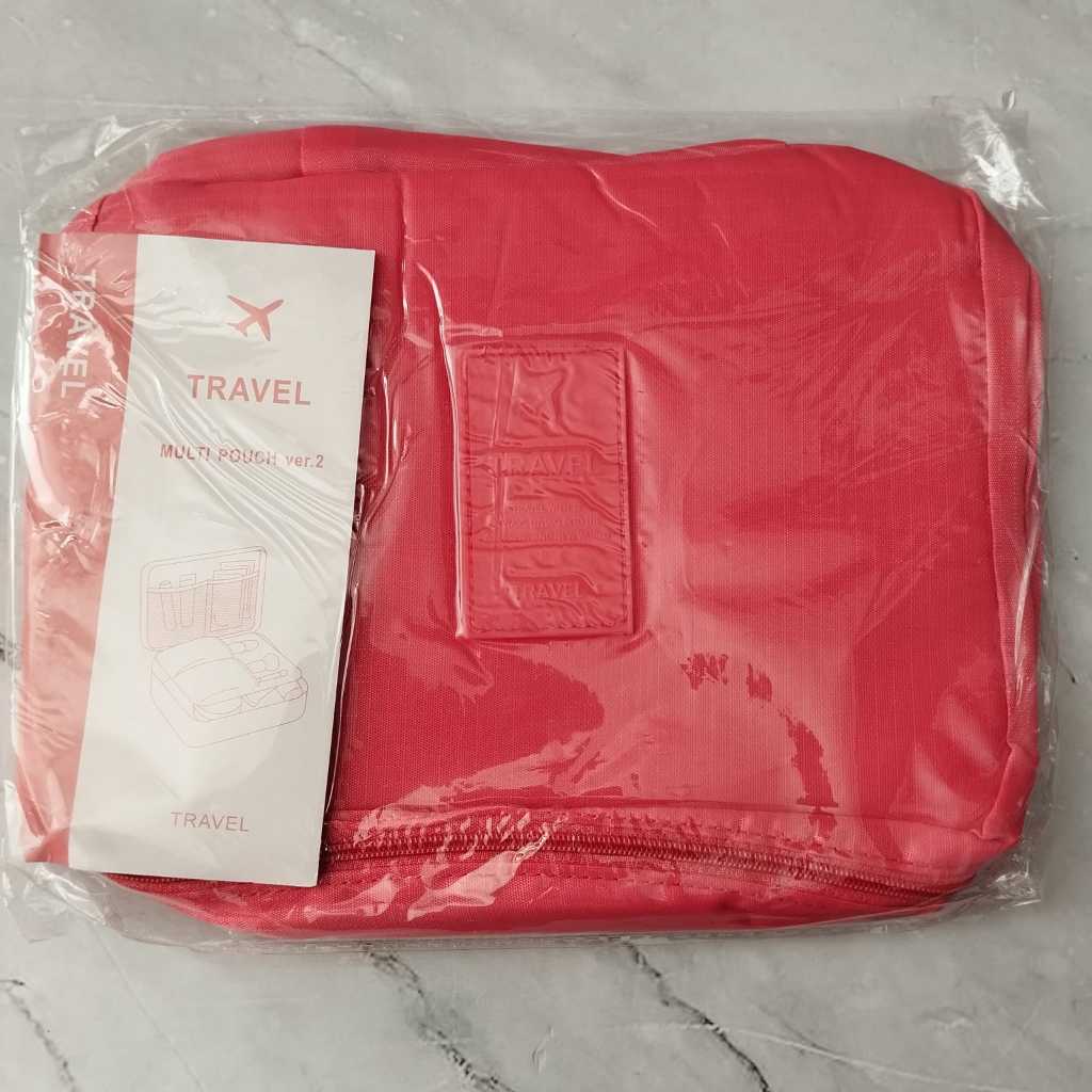 HR-Tas Kosmetik Multifungsi Kosmetik Pouch Tas Make Up Monopoly Makeup Multi Pouch Travel Import Murah Viral Souvenir Pesta Hadiah Kondangan