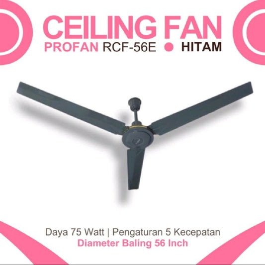 Pekanbaru Profan - Ceiling Fan Profan 56" Pr-56E / Kipas Angin Gantung Profan Pr 56E