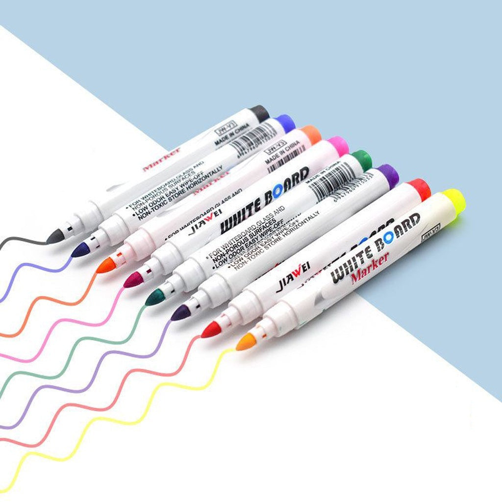 8 PCS Magic marker floating pen water/spidol ajaib/Spidol Apung Air/ spidol Papan Tulis