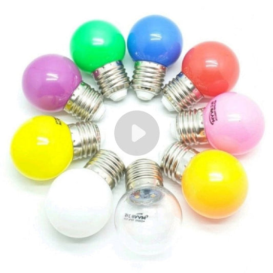 Pekanbaru Lampu Led Ping Pong / Lampu Hias / Lampu Dekorasi Warna Warni 3W Watt E27 Myvo