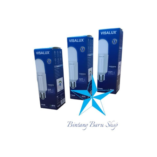Pekanbaru Lampu Led Visalux Luminance P-Bulb Cahaya Putih E27 9W 12W 15W