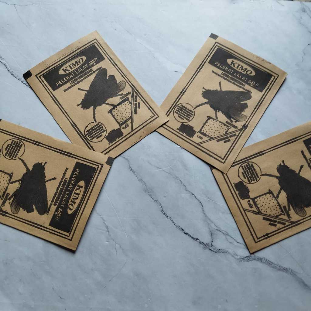HR-Perangkap Lalat Lem 15 pcs lalat Super Lengket Nyamuk Lalat Kertas Lengket Terbang Papan Flycatcher