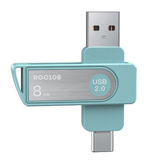 Pekanbaru Robot Roc108 Roc116 Flashdisk 8Gb 16Gb 32Gb 64Gb Dual Otg Interface Usb And Type C