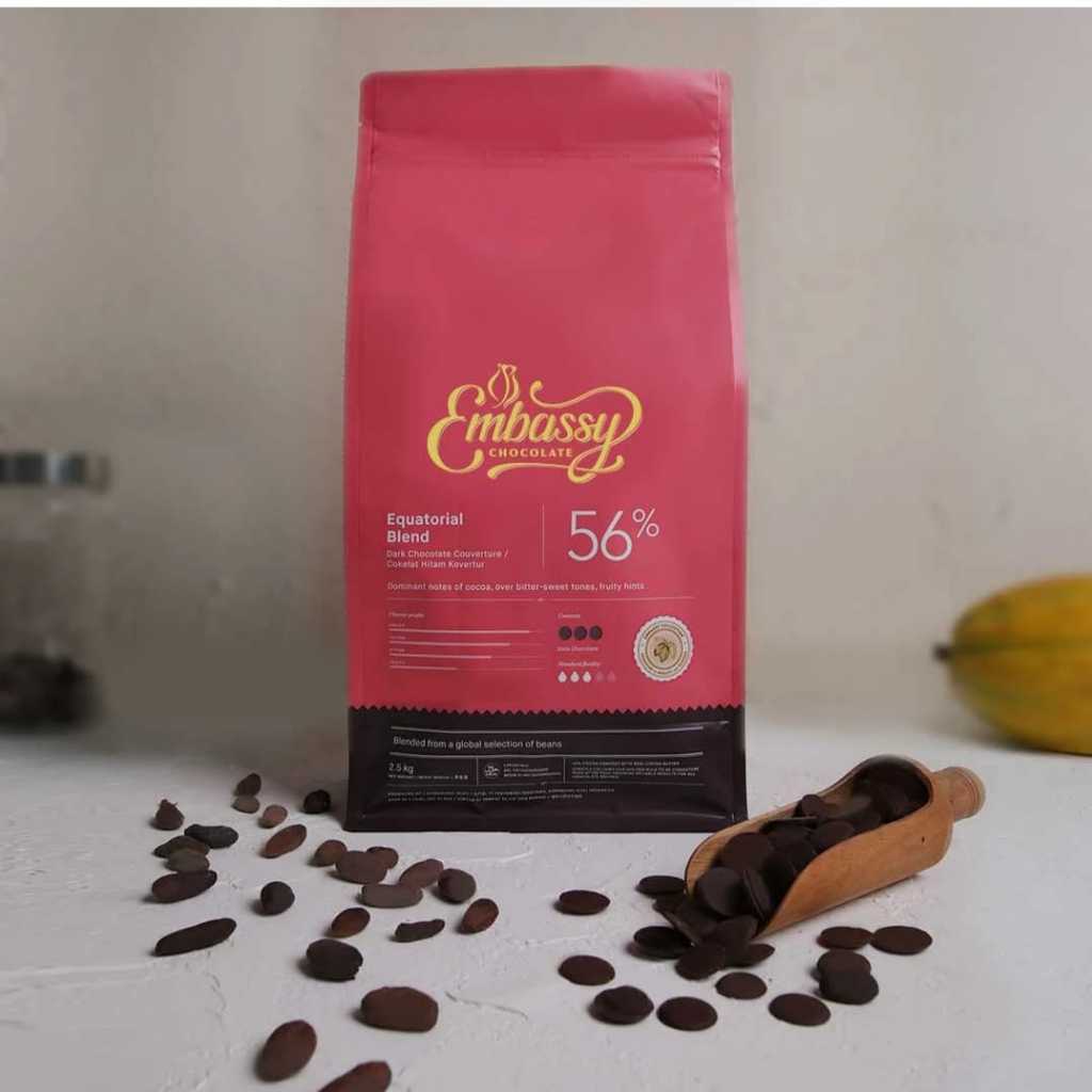 Pekanbaru Embassy Equatorial Blend Dark Chocolate Couverture 56%