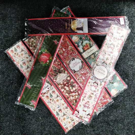 Pekanbaru Christmas Paper Belt / Pita Kertas Natal 48X 8.5 Cm Per Pack