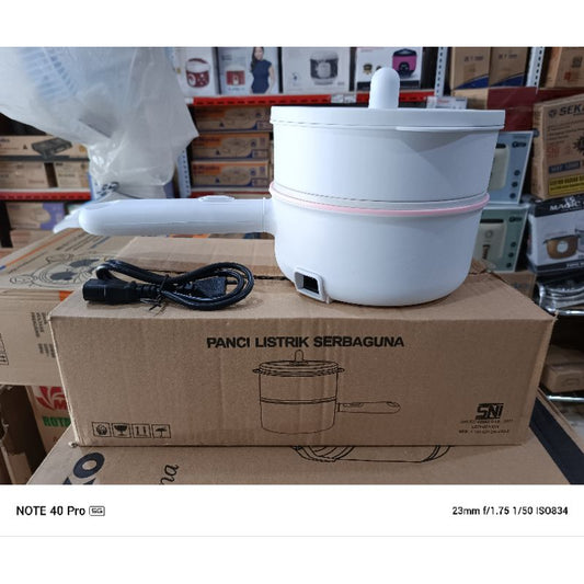 Pekanbaru Panci Listrik Fry Pan Elektrik 2In1 Minato M-P600 / Panci Serba Guna Wb 5501