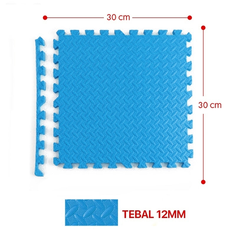 1 set isi 16 lis pinggiran matras puzzle