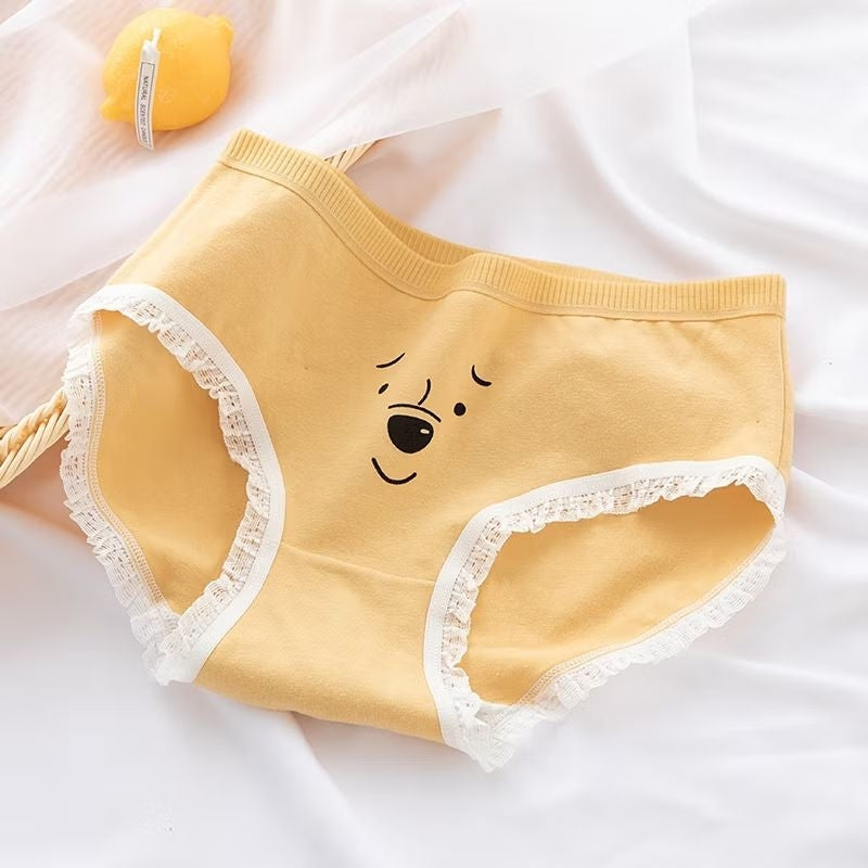 Pekanbaru Celana Dalam Wanita Motif Strawberry Fashion Jepang Crotch Mid Waist