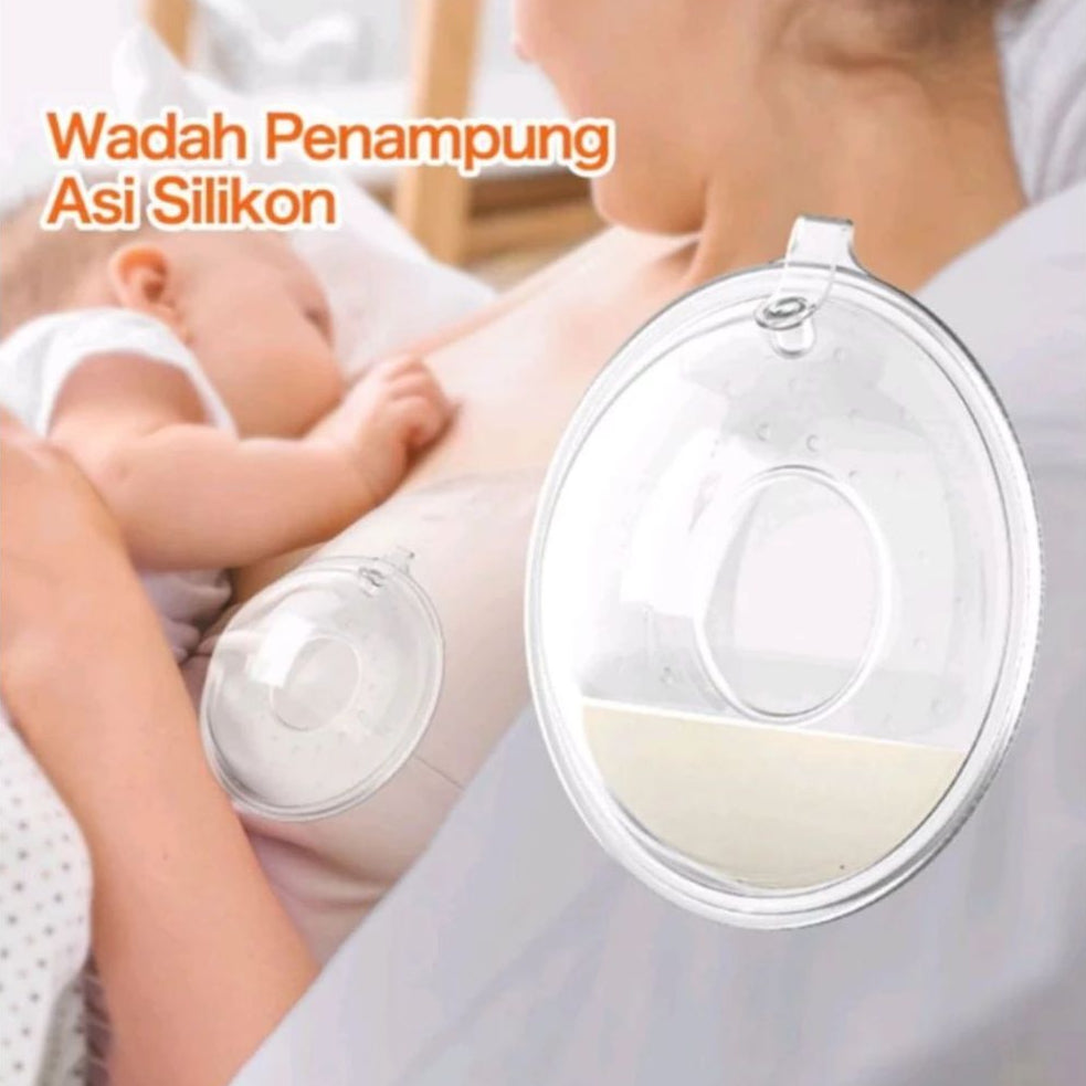 Wadah Penampung ASI Silikon Breast Milk Collector Breastpad Saver Shield