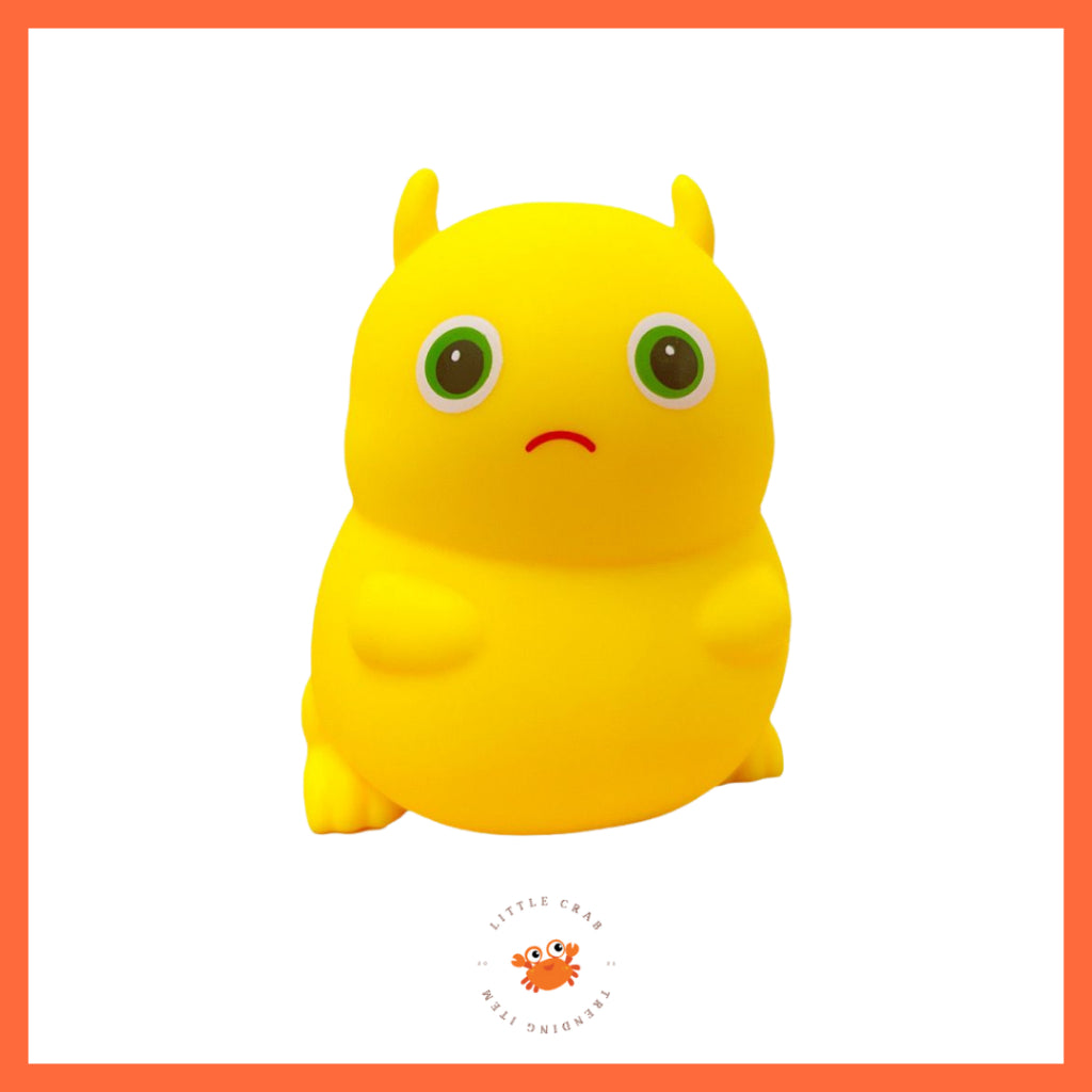 Mainan Squishy Nailong Pencet Dino Kuning Stress Relief Squish Mainan Remas Gemoy