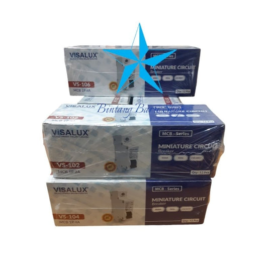Pekanbaru Mcb Visalux 1 Phase 2A 4A 6A 10A 16A 20A 25A 32A
