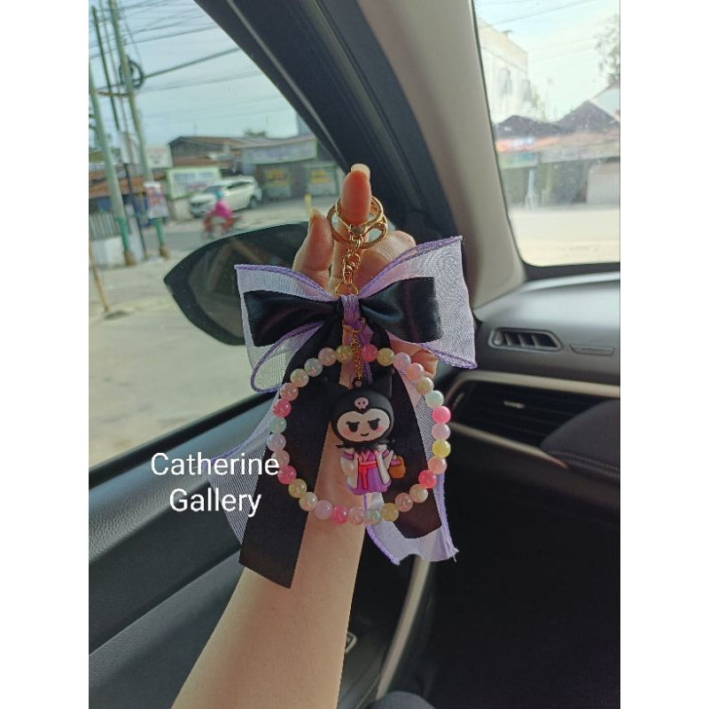 Pekanbaru Gantungan Kunci Pita Kuromi Sanrio