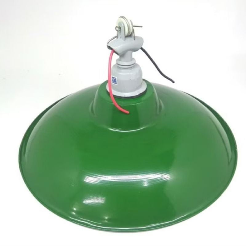 Pekanbaru Kap Lampu Jalan E27 Hijau / Kap Lampu Jalan + Fitting E27