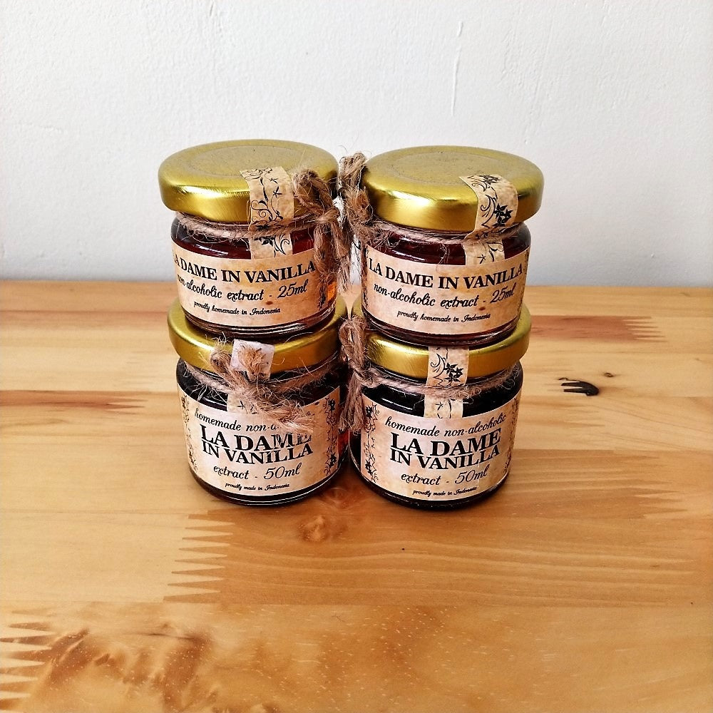 Pekanbaru La Dame In Vanilla Homemade Non-Alcoholic Vanilla Extract 25Ml / 50Ml