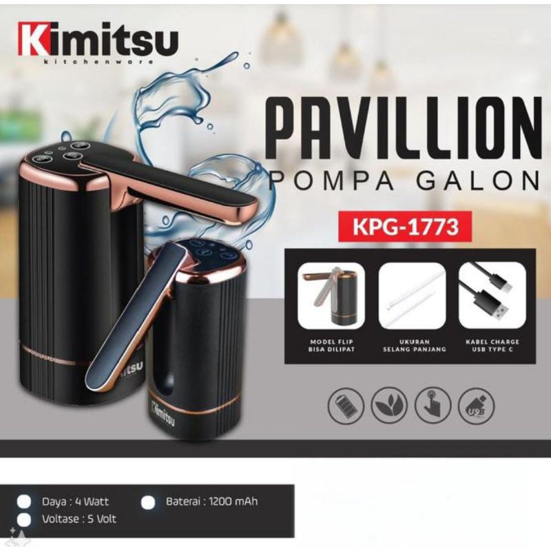 Pekanbaru Pompa Air Galon Elektrik Kimitsu Kgp-1773 / Pompa Galon Kimitsu Kgp 1773