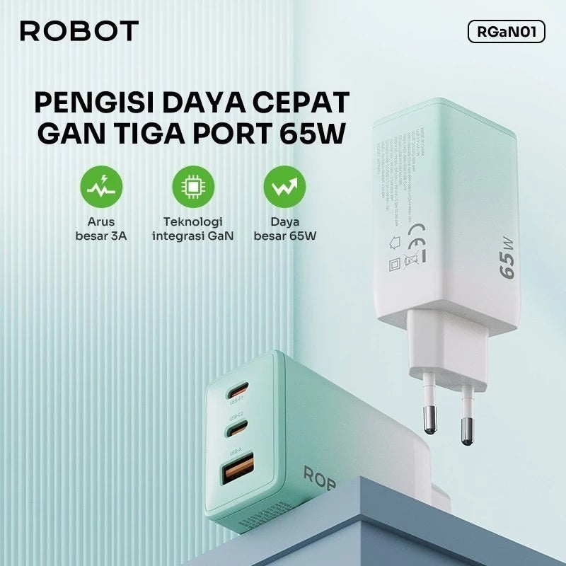 Pekanbaru Robot Rgan01 Fast Charger Iphone / Android / Matebook / (Host / Dock ) - Nintendo Switch /