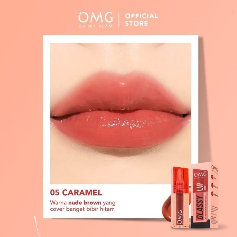 Pekanbaru Omg Glassy Lip Tint 2G Oh My Glam Lip Tint Warna Intense Tahan 12 Jam Skincare