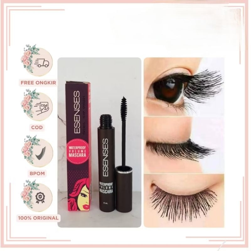 Pekanbaru Esenses Waterproof Volume Mascara/Maskara