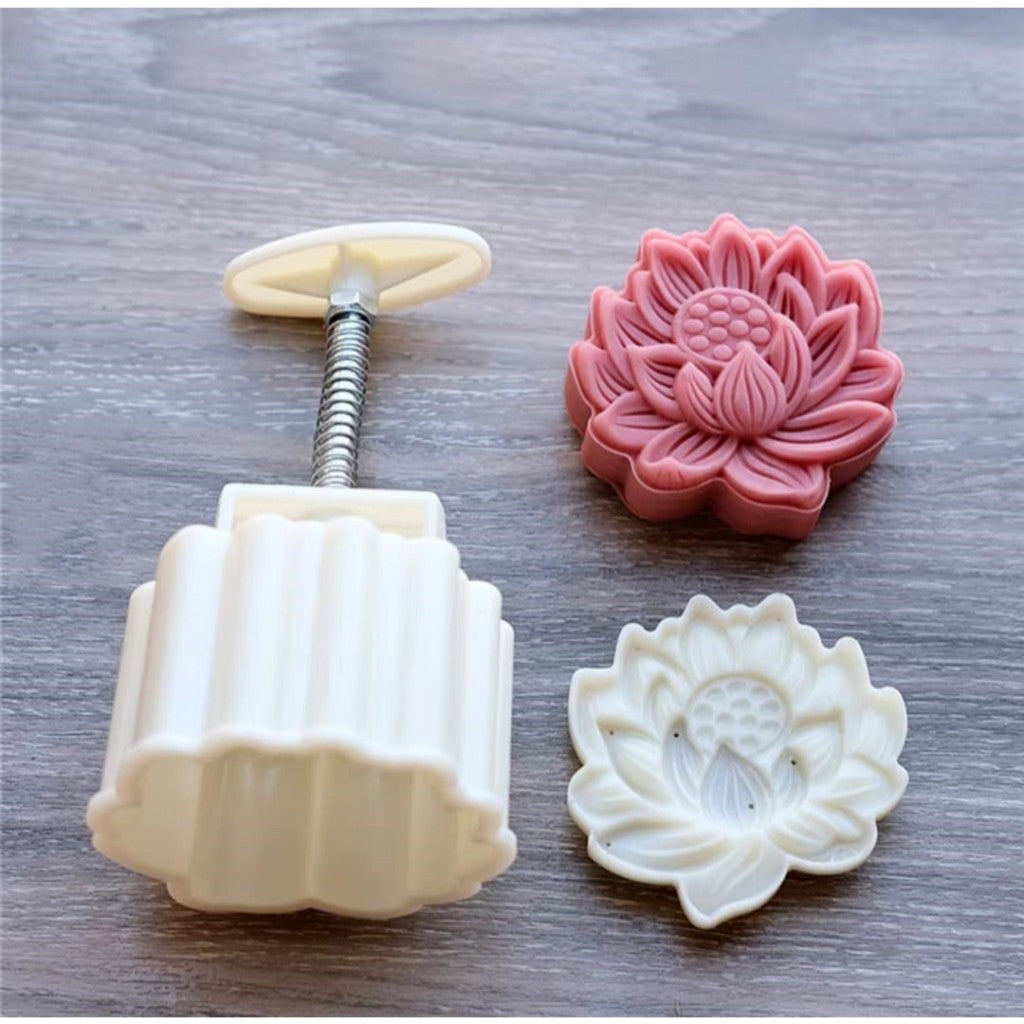 Pekanbaru Cetakan Mooncake / Kue Bulan Plastik Tebal 125Gr