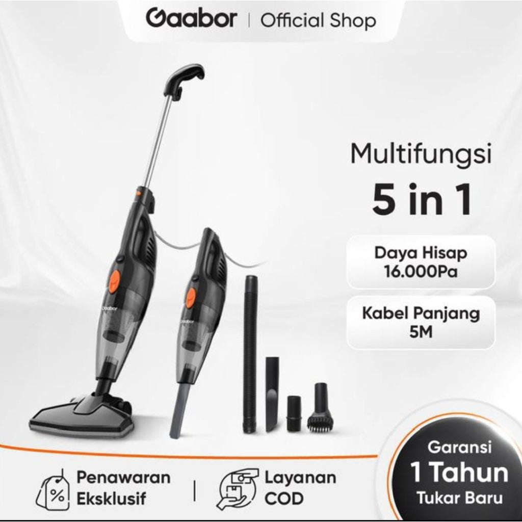 Pekanbaru Gaabor Vacuum Cleaner Kapasitas 1.5 Liter / Gvcw-M15A / Penyedot Debu