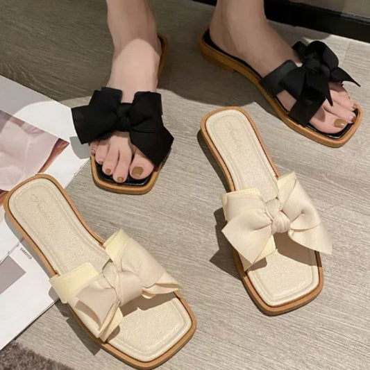 Pekanbaru Sandal Slop Wanita / Sandal Flat Wanita Korea Import / Sandal