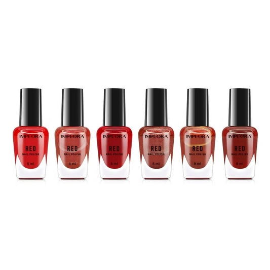Pekanbaru Implora Nail Polish | Kutek Implora Red | Clear | Nudes | Wonder