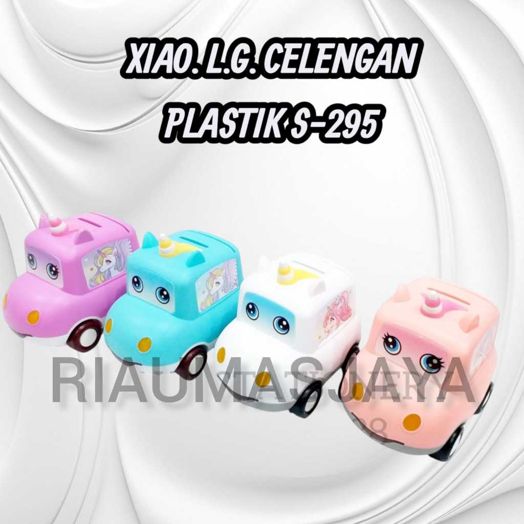 Pekanbaru Xiaolg Celengan Plastik/ Motif Mobil Lucu S-295
