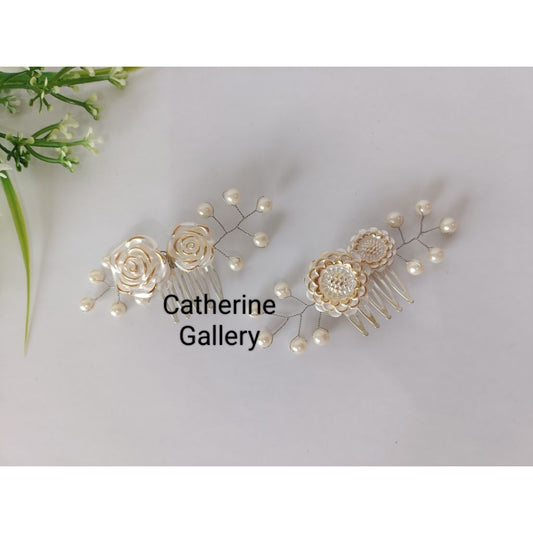 Pekanbaru Sirkam Bridesmaid Sirkam Sanggul Rambut Mutiara Premium Handmade