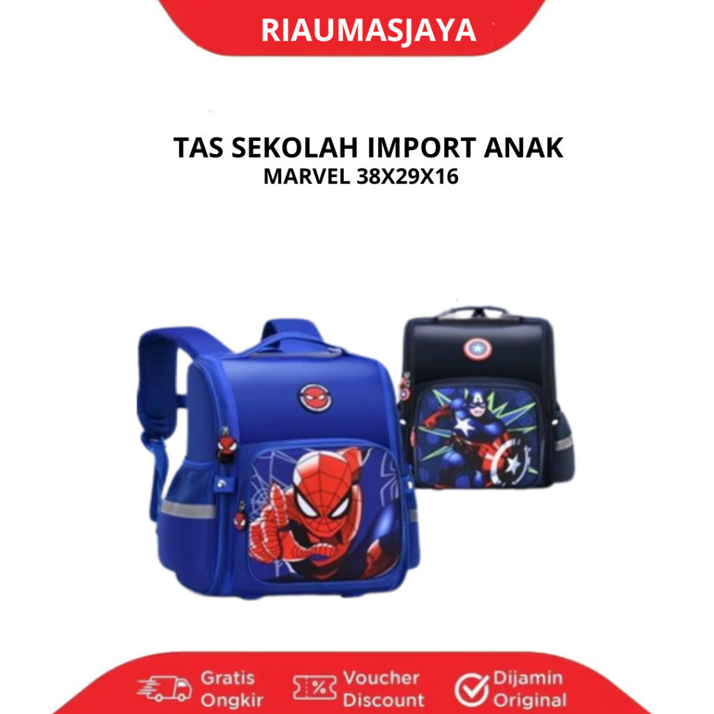 Pekanbaru Tas Sekolah/ Tas Ransel Anak Sekolah Tk/Paud Bahan Bagus Import