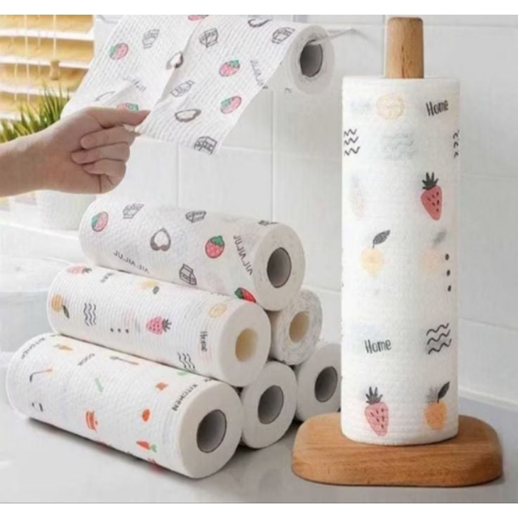 Pekanbaru Tisu Dapur Lazy Wipes Tisu Gulung Roll Isi 50 Lembar Tissue Roll Gulung