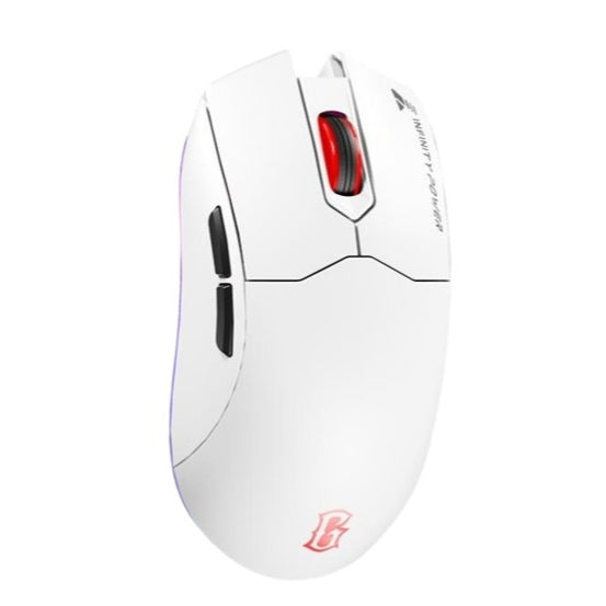 Pekanbaru Gamen Rechargeable Wireless Gaming Mouse Gm210W (Black/ White)