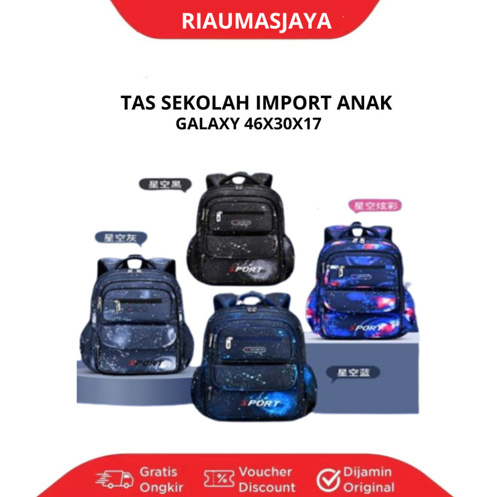 Pekanbaru Tas Sekolah Anak Laki Impor Anti Air Premium