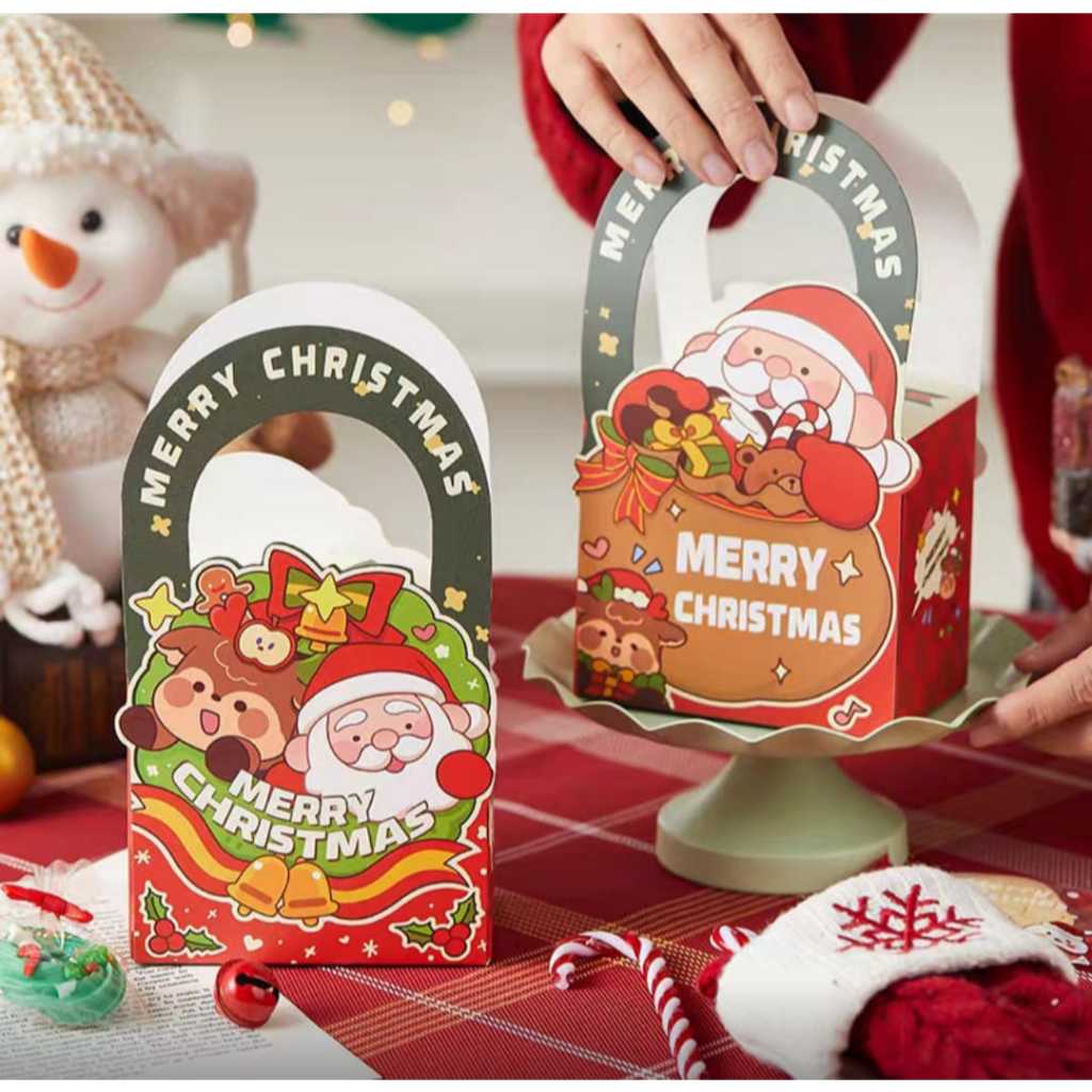Pekanbaru Christmas Hampers Box / Kotak Hampers Natal Handle