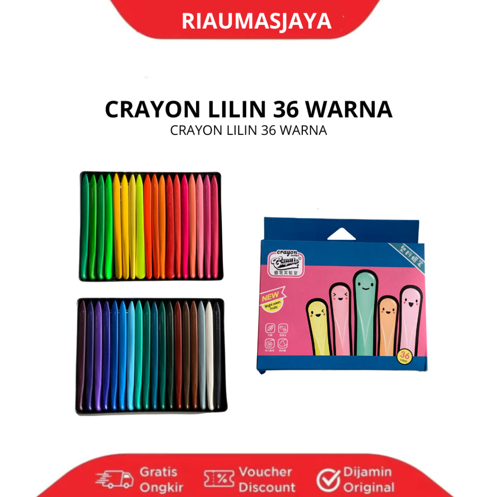 Pekanbaru Crayon Lilin Mewarnai 1X36 ( 36 Warna )