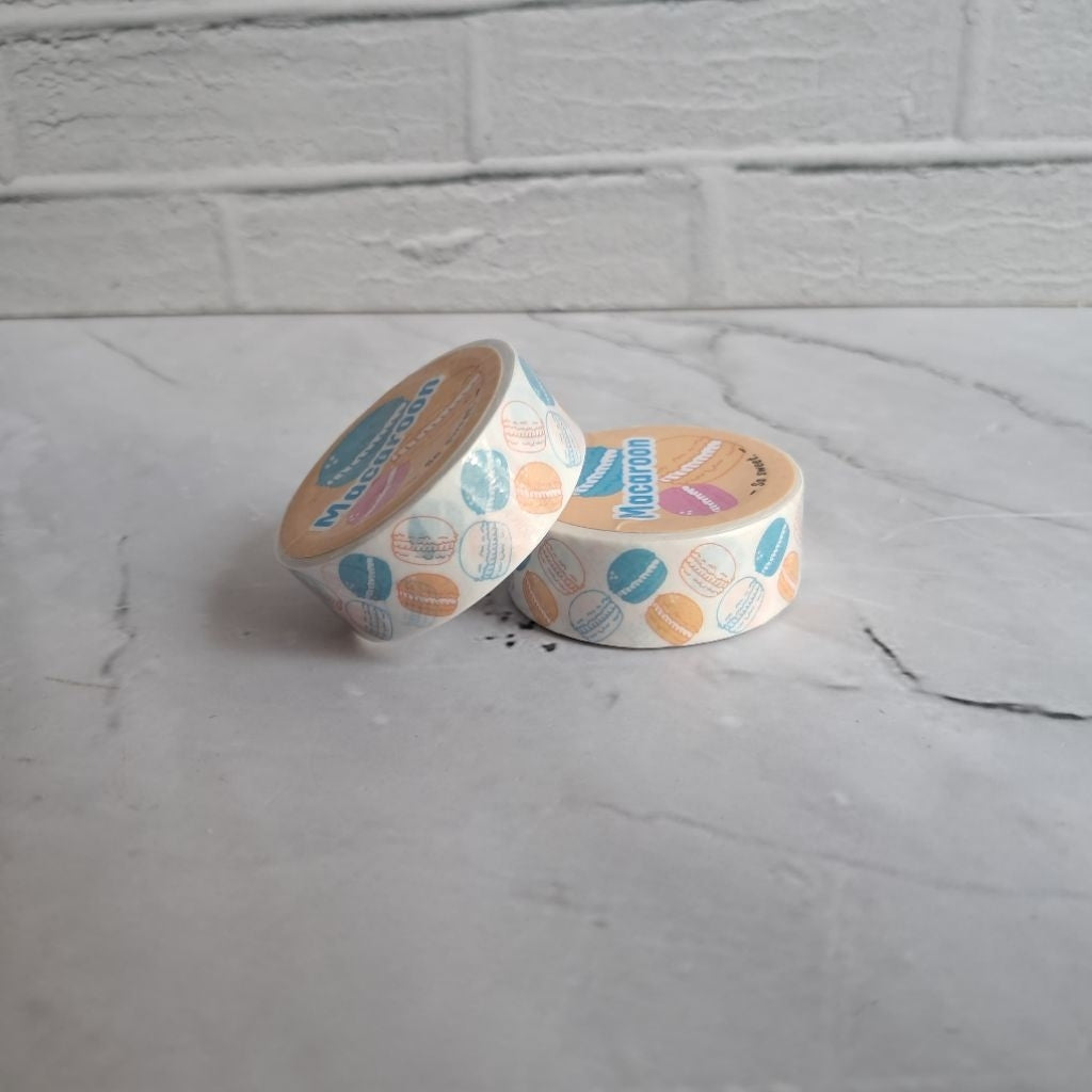 WASHI TAPE PET MASKING TAPE MOTIF MELTED CHEESE LELEHAN KEJU PER 1 PCS