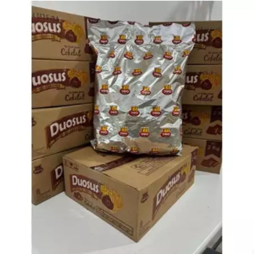 Snack Duosus Kering Isi Coklat Lumer Manis & Lezat 500gr - 2 Kg Halal dan Lezat
