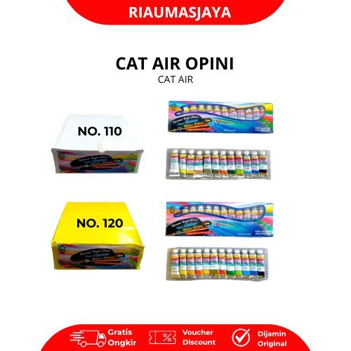 Pekanbaru Cat Air Opini 110/120 Murah/ Cat Air 12 Warna
