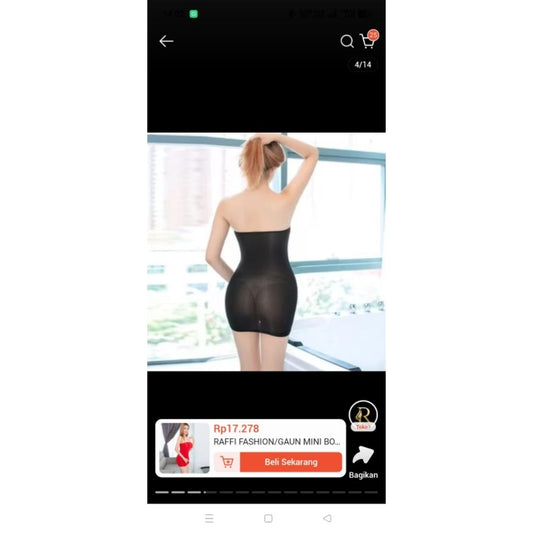 Pekanbaru pakaian wanita HM 001. ( transparan ) / lingerie / dress transparan