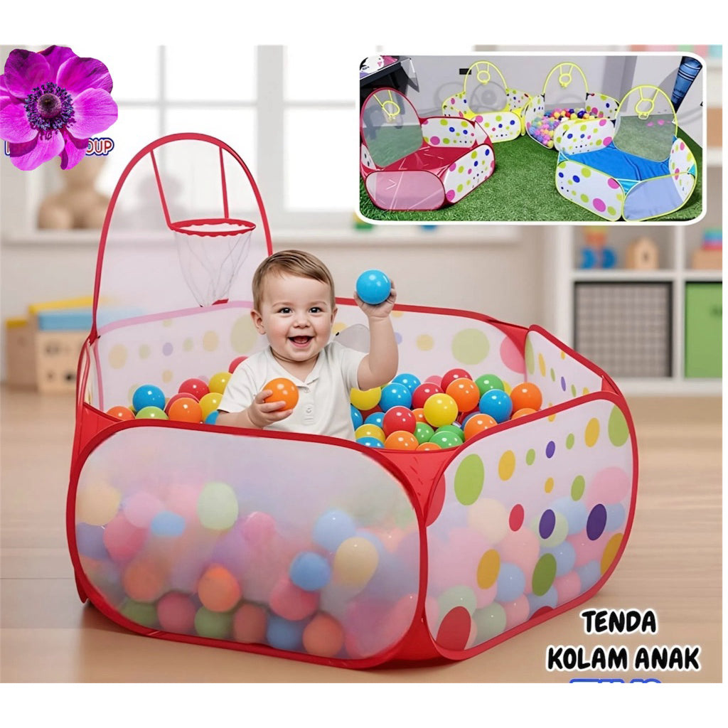 Kolam Mandi Bola Anak /Keranjang Mandi Bola Keranjang Basket Bola Tenda Mandi Bola Anak